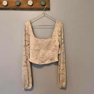 Altar’d State Long Sleeve Crop Top